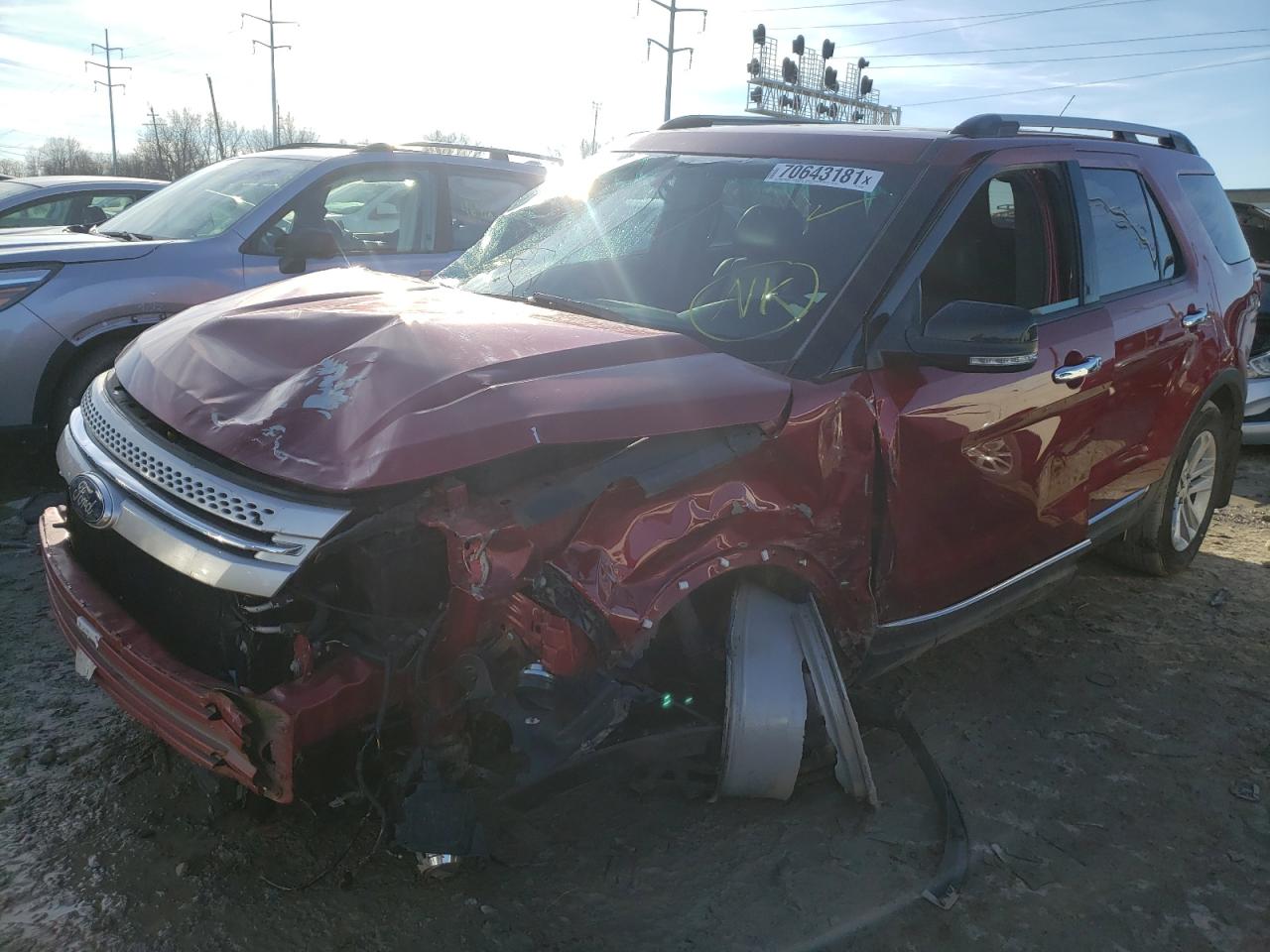 Photo 2 from auction – 2015 FORD EXPLORER X with VIN 1FM5K8D88FGB23359