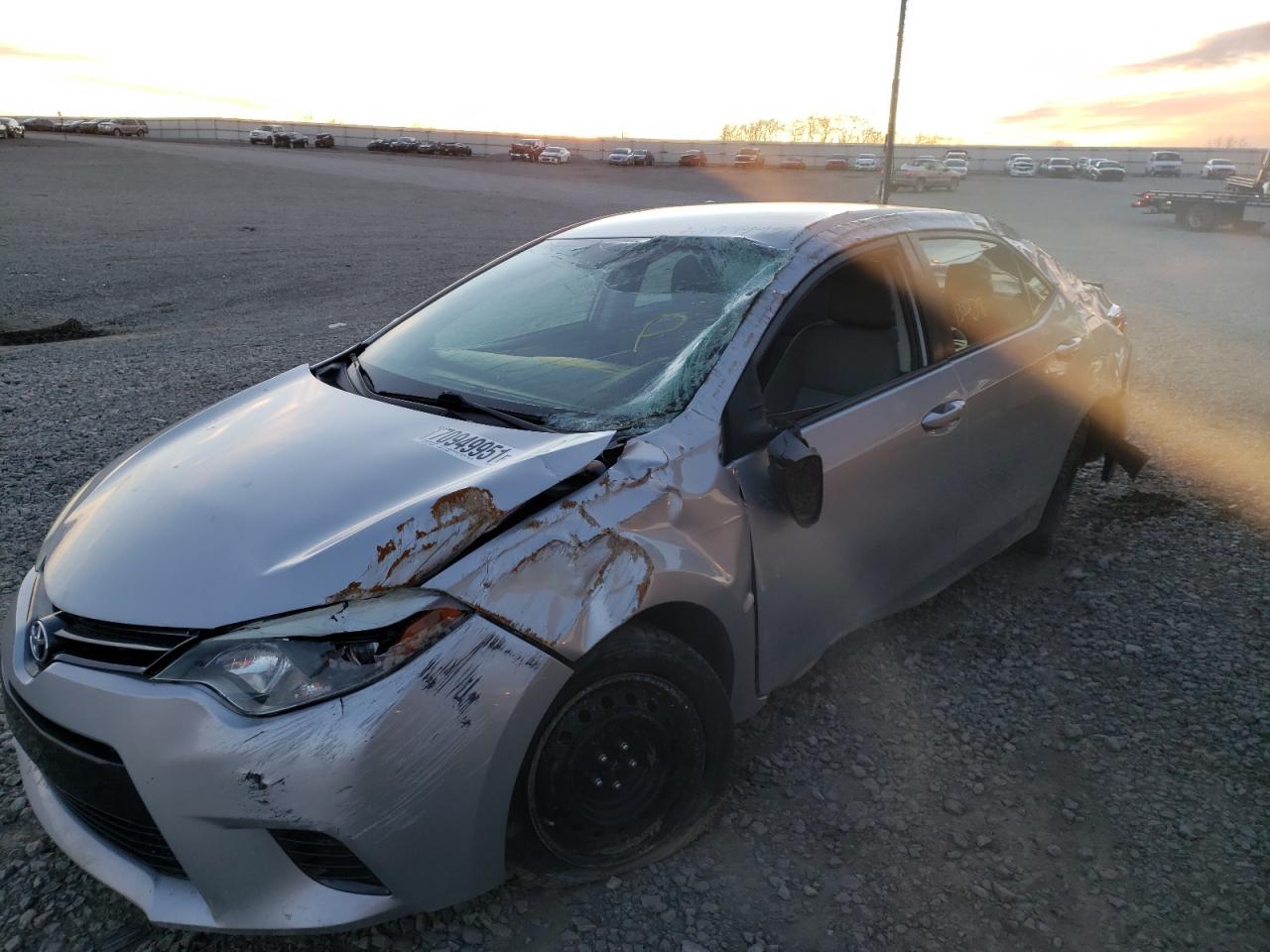 Photo 2 from auction – 2015 TOYOTA COROLLA L with VIN 5YFBURHE2FP244216