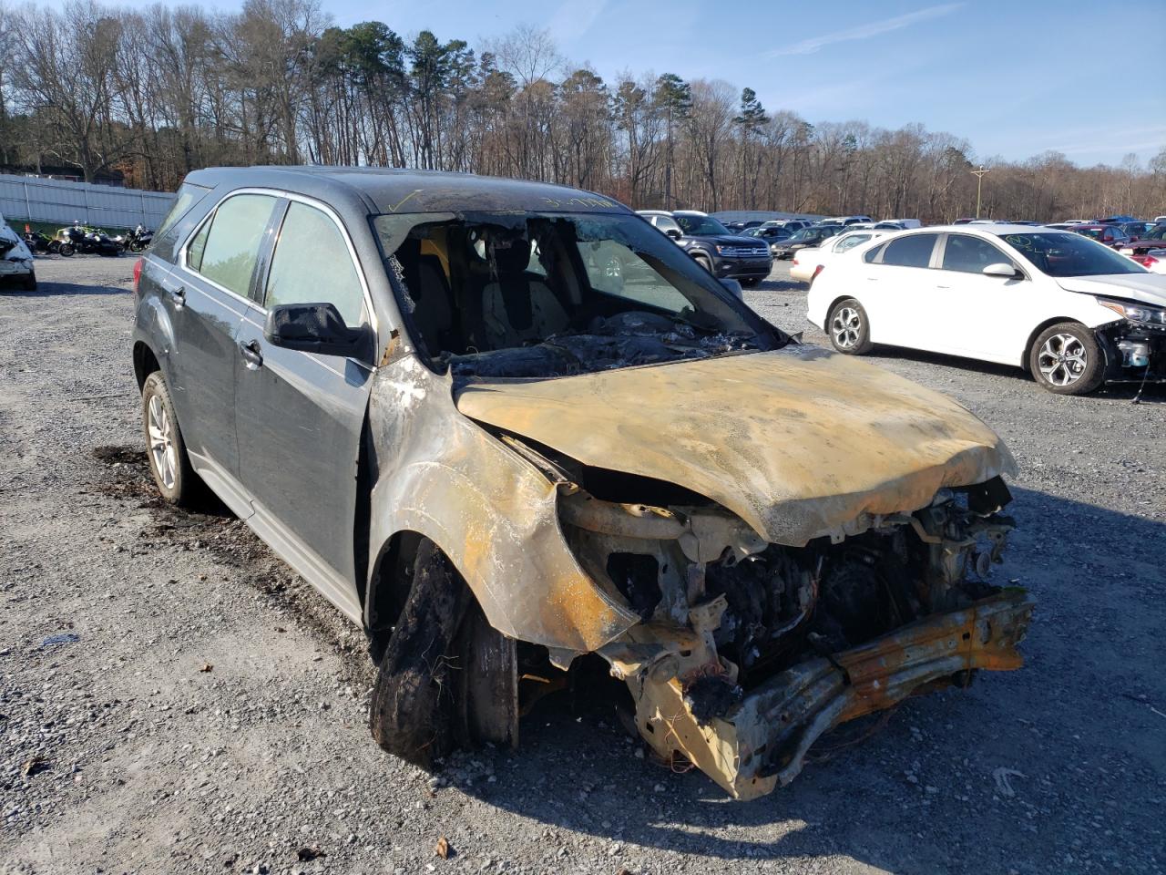 CHEVROLET EQUINOX LS 2011 with VIN 2CNALBEC9B6445045 - Photo from auction