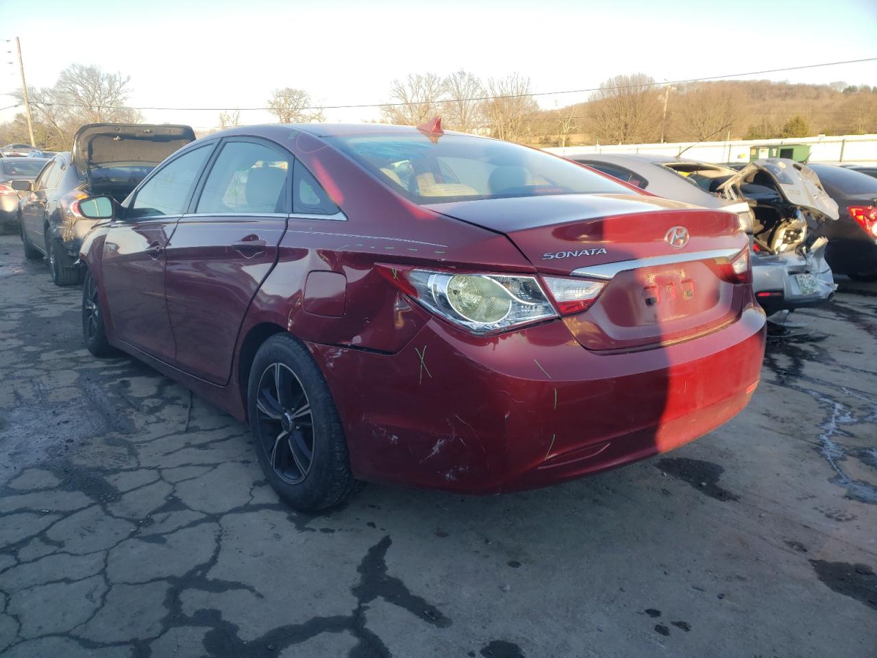 Photo 3 from auction – 2011 HYUNDAI SONATA GLS with VIN 5NPEB4AC4BH026400