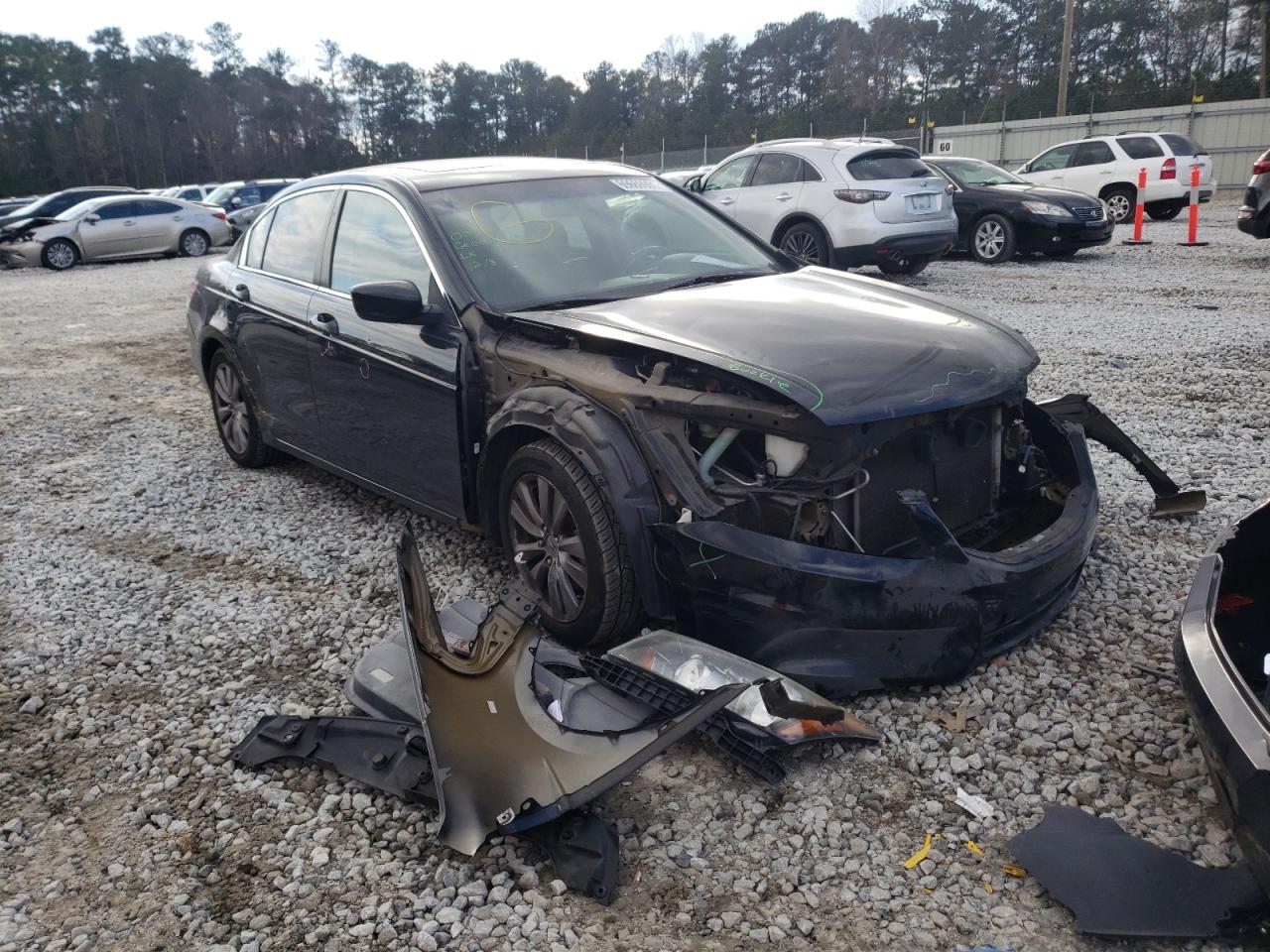HONDA ACCORD EXL 2011 with VIN 1HGCP2F89BA054008 - Photo from auction