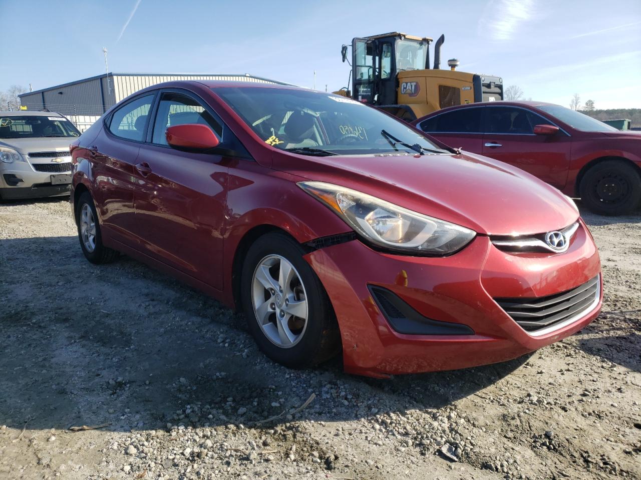 HYUNDAI ELANTRA SE 2014 with VIN 5NPDH4AE2EH489037 - Photo from auction