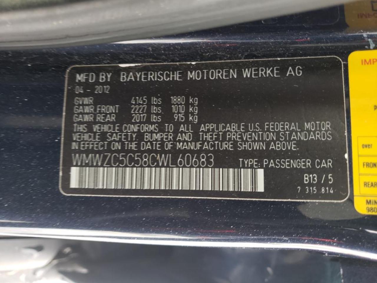 Photo 10 from auction – 2012 MINI COOPER S C with VIN WMWZC5C58CWL60683