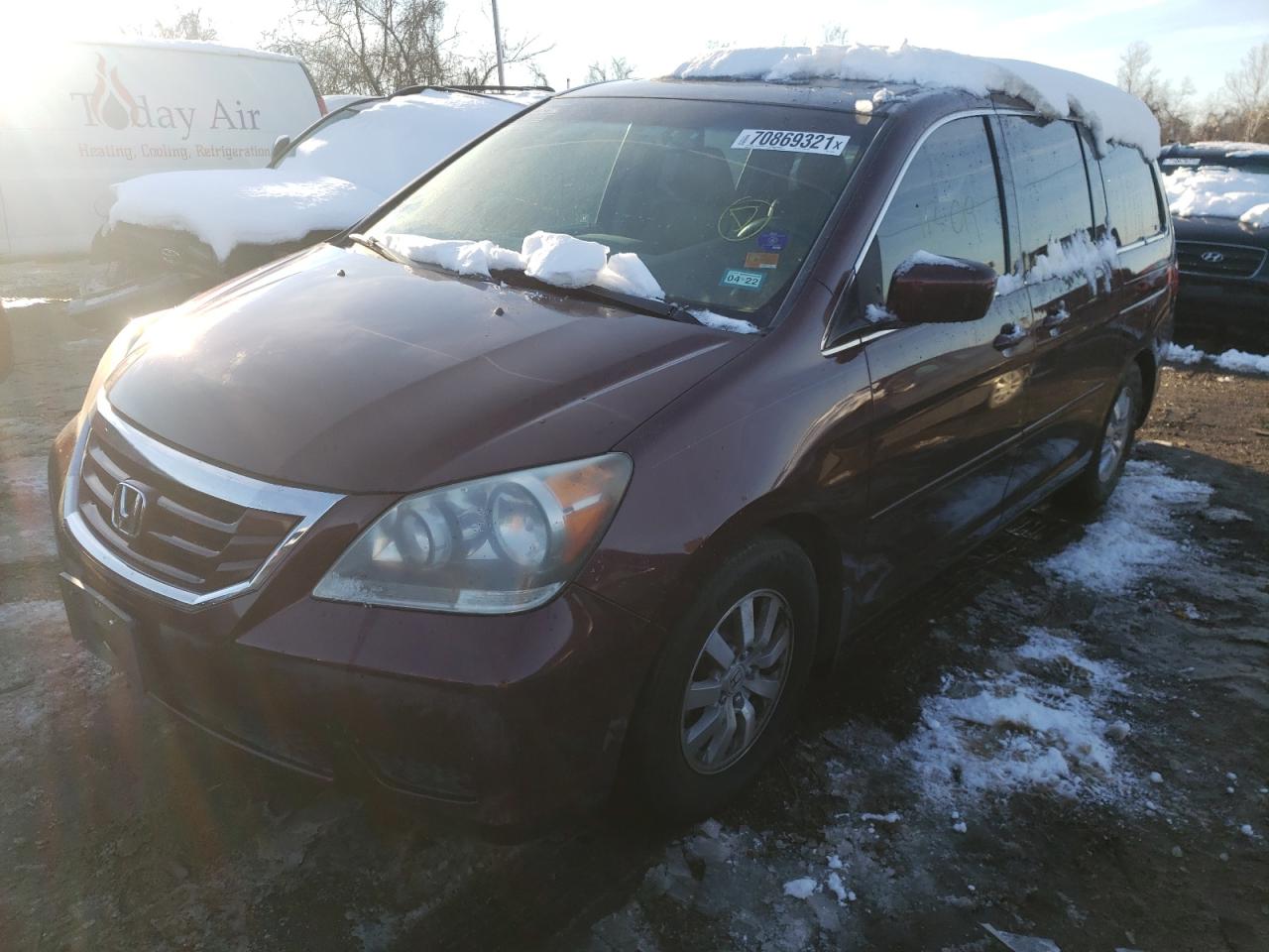 Photo 2 from auction – 2008 HONDA ODYSSEY EX with VIN 5FNRL38748B418513
