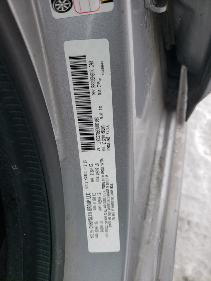 Photo 10 from auction – 2014 DODGE AVENGER SE with VIN 1C3CDZAB5EN181083
