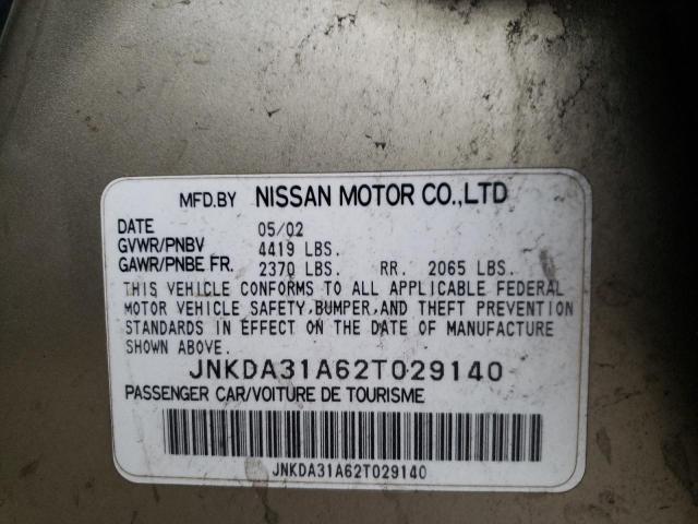 Photo 10 from auction – 2002 INFINITI I35 with VIN JNKDA31A62T029140