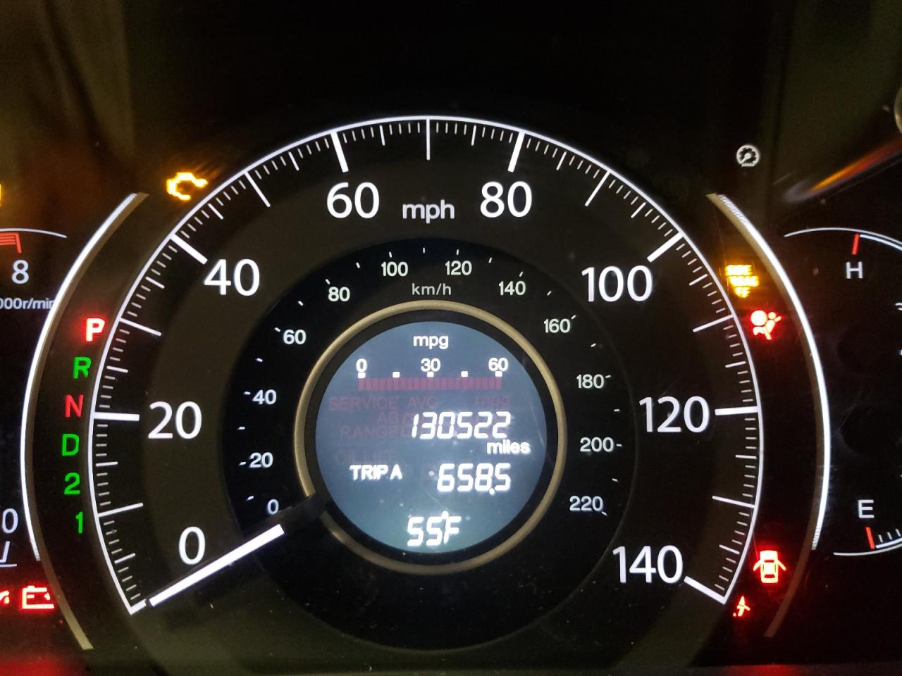 Photo 8 from auction – 2013 HONDA CR-V EX with VIN 2HKRM4H53DH604377