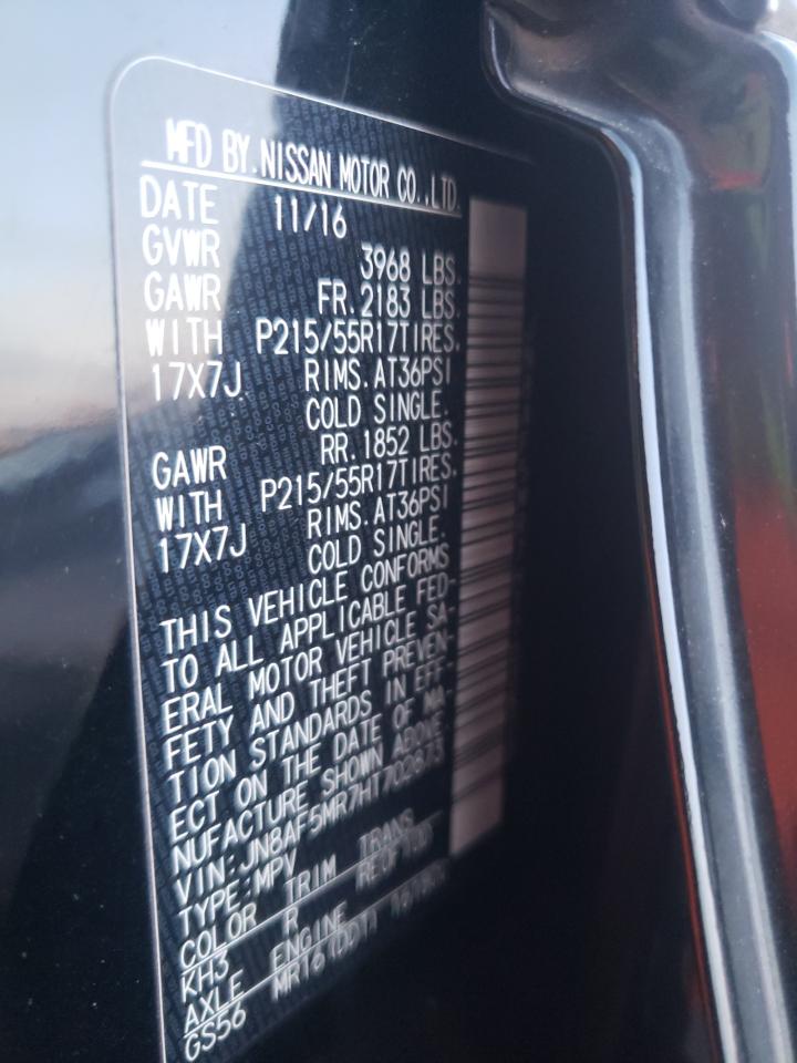 Photo 10 from auction – 2017 NISSAN JUKE S with VIN JN8AF5MR7HT702873
