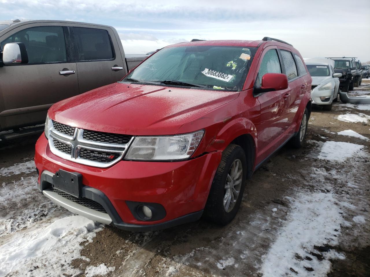 Photo 2 from auction – 2014 DODGE JOURNEY SX with VIN 3C4PDDBG6ET301953