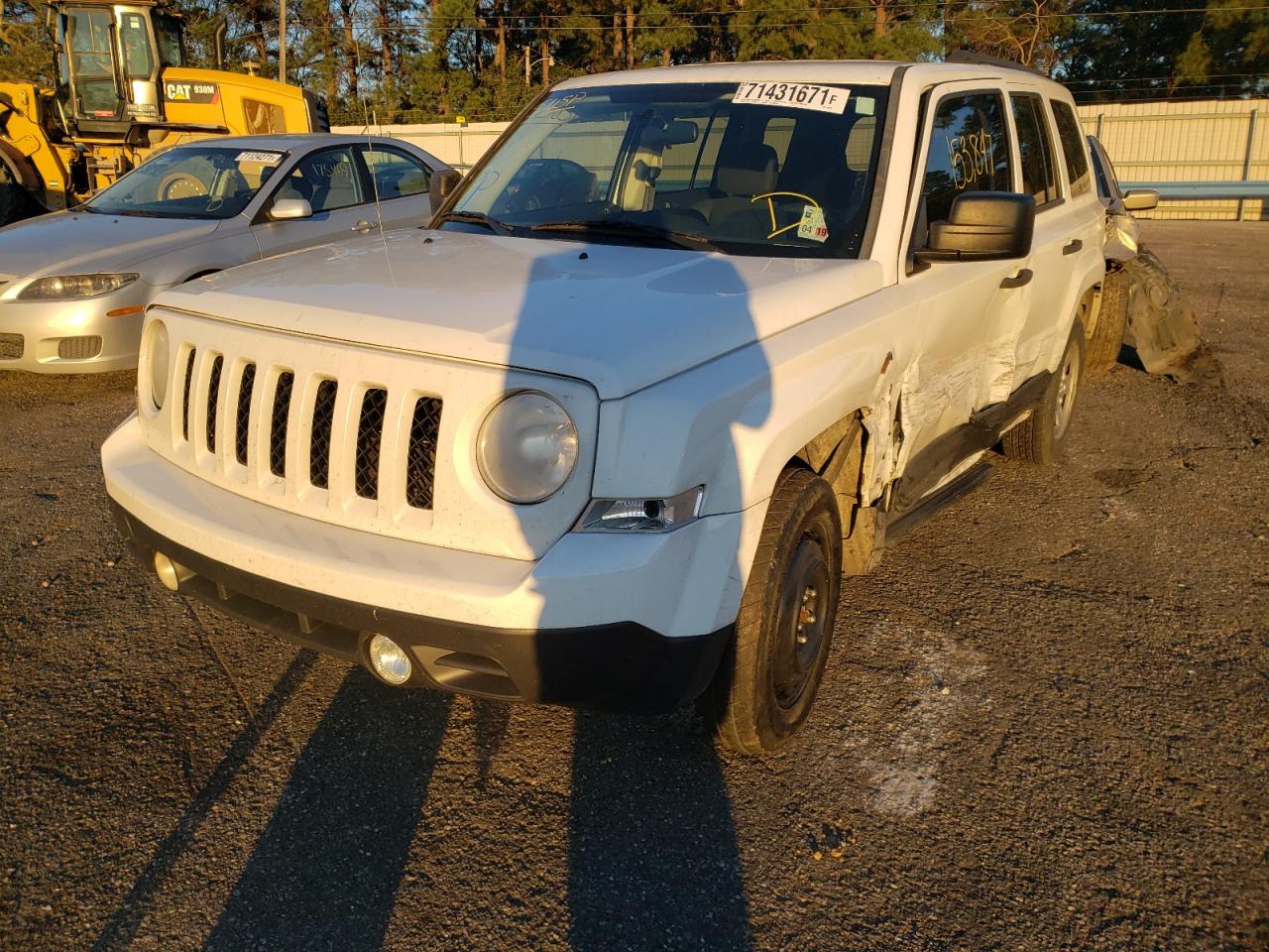 Photo 2 from auction – 2012 JEEP PATRIOT SP with VIN 1C4NJPBA8CD635000