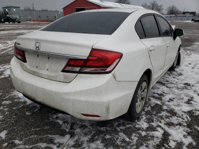 Photo 4 from auction – 2013 HONDA CIVIC LX with VIN 2HGFB2F42DH034969