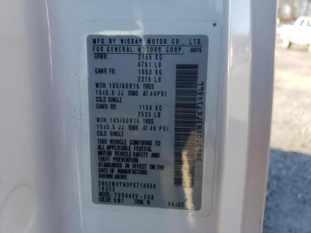 Photo 10 from auction – 2015 CHEVROLET CITY EXPRE with VIN 3N63M0YN3FK714866