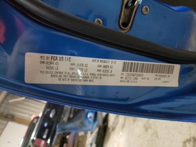 Photo 10 from auction – 2015 DODGE DART SXT with VIN 1C3CDFBB2FD266872