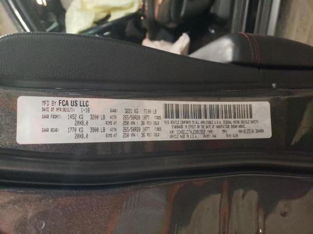 Photo 10 from auction – 2018 DODGE DURANGO R/ with VIN 1C4SDJCTXJC291552