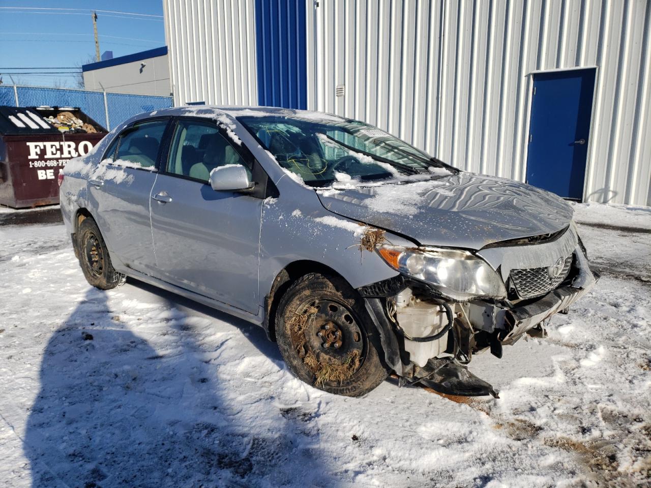 TOYOTA COROLLA BA 2009 with VIN 2T1BU40E09C084291 - Photo from auction