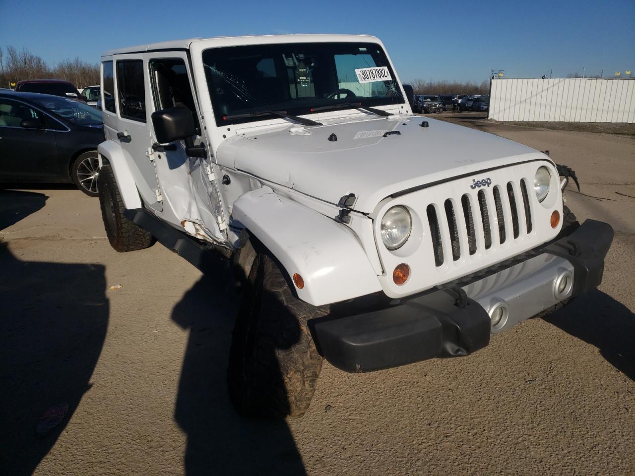 JEEP WRANGLER U 2013 with VIN 1C4BJWEG0DL656539 - Photo from auction
