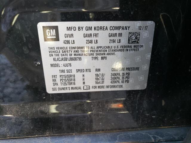 Photo 10 from auction – 2018 BUICK ENCORE PRE with VIN KL4CJASB1JB608799