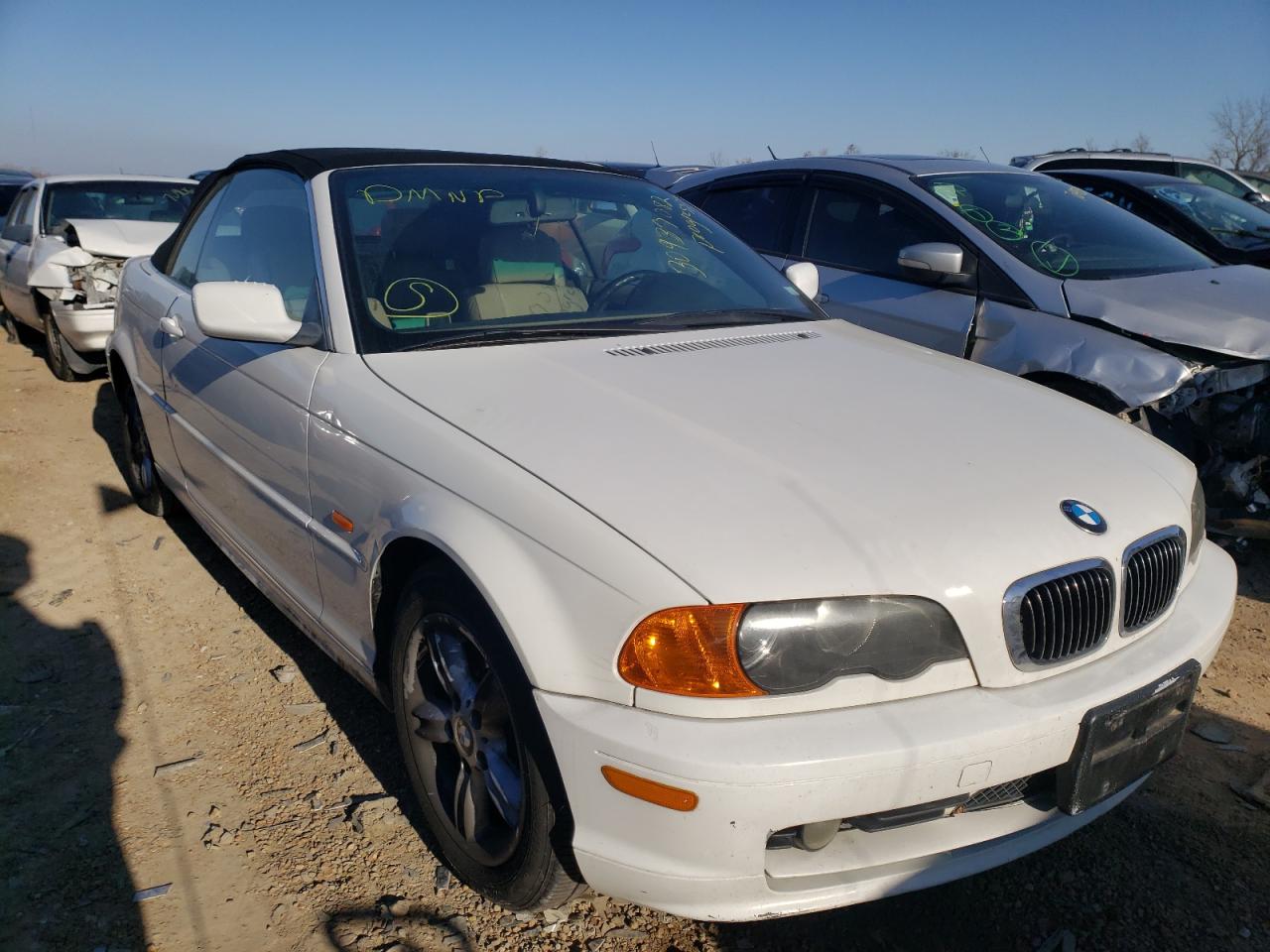 BMW 325 CI 2001 with VIN WBABS33491JY55663 - Photo from auction