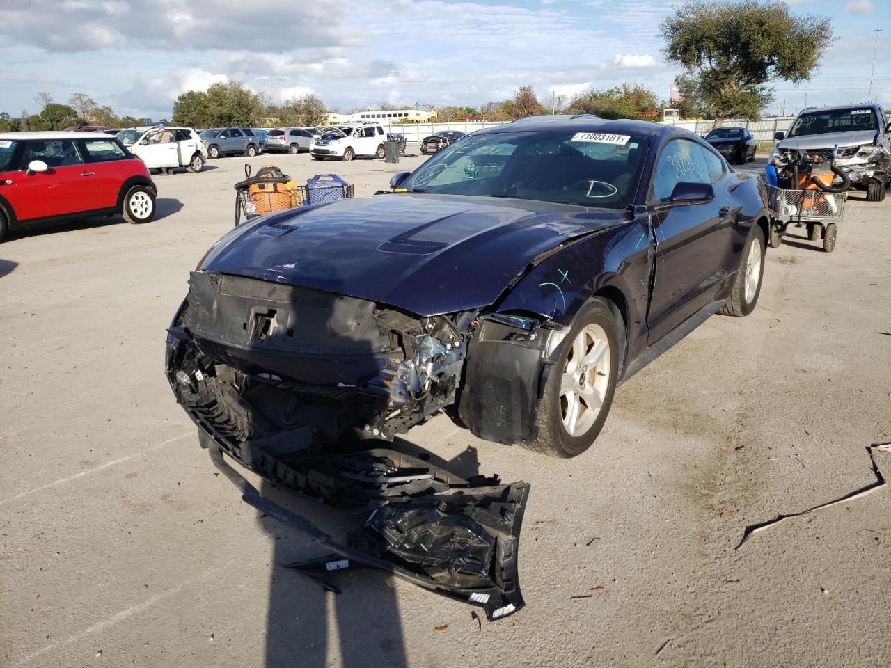 Photo 2 from auction – 2019 FORD MUSTANG with VIN 1FA6P8TH0K5117191