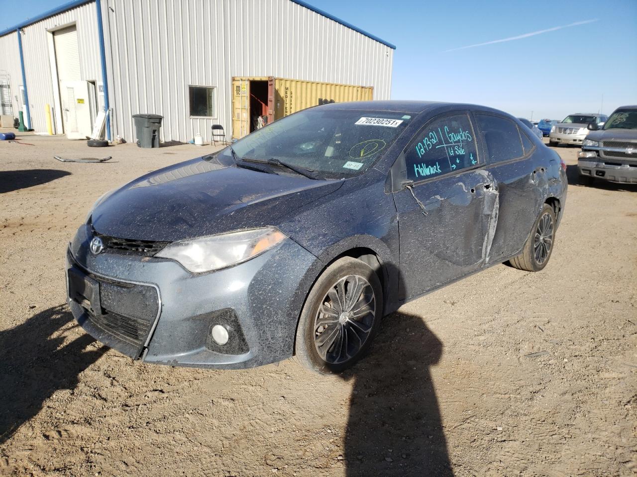Photo 2 from auction – 2014 TOYOTA COROLLA L with VIN 5YFBURHE1EP044345