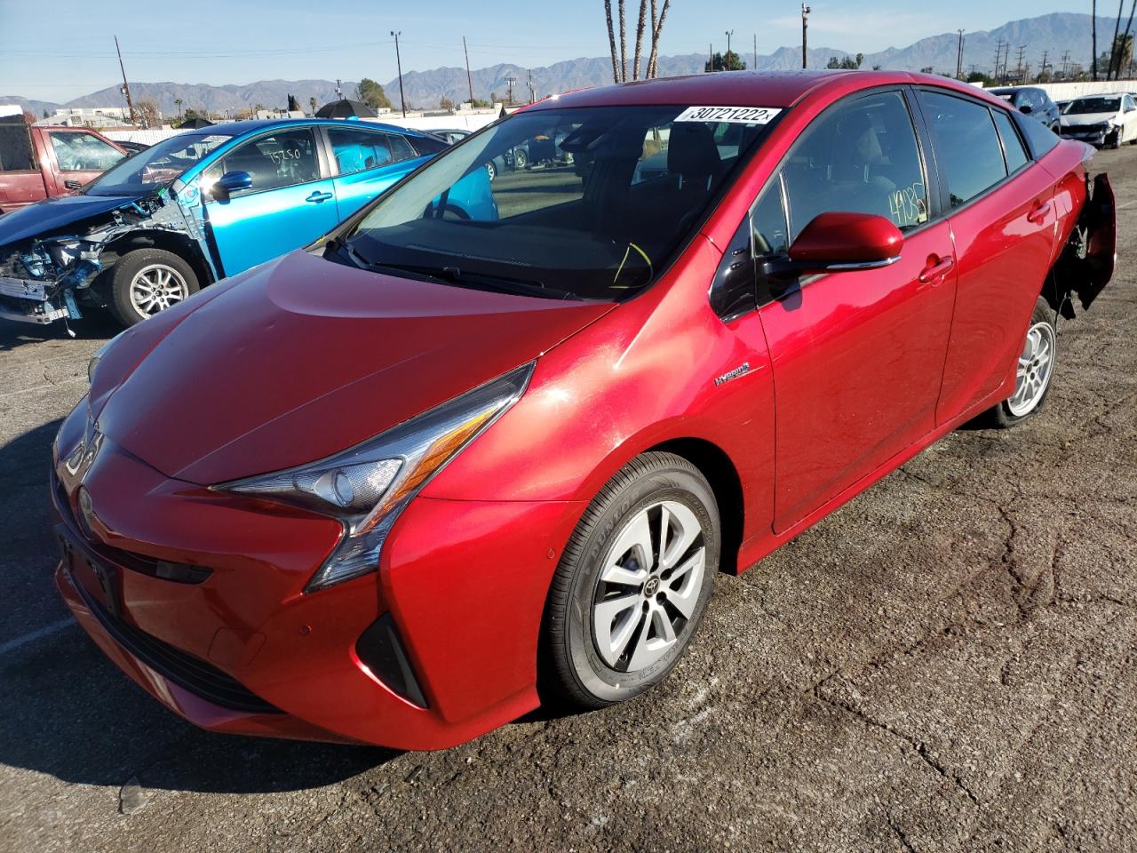 Photo 2 from auction – 2018 TOYOTA PRIUS with VIN JTDKBRFU3J3597629