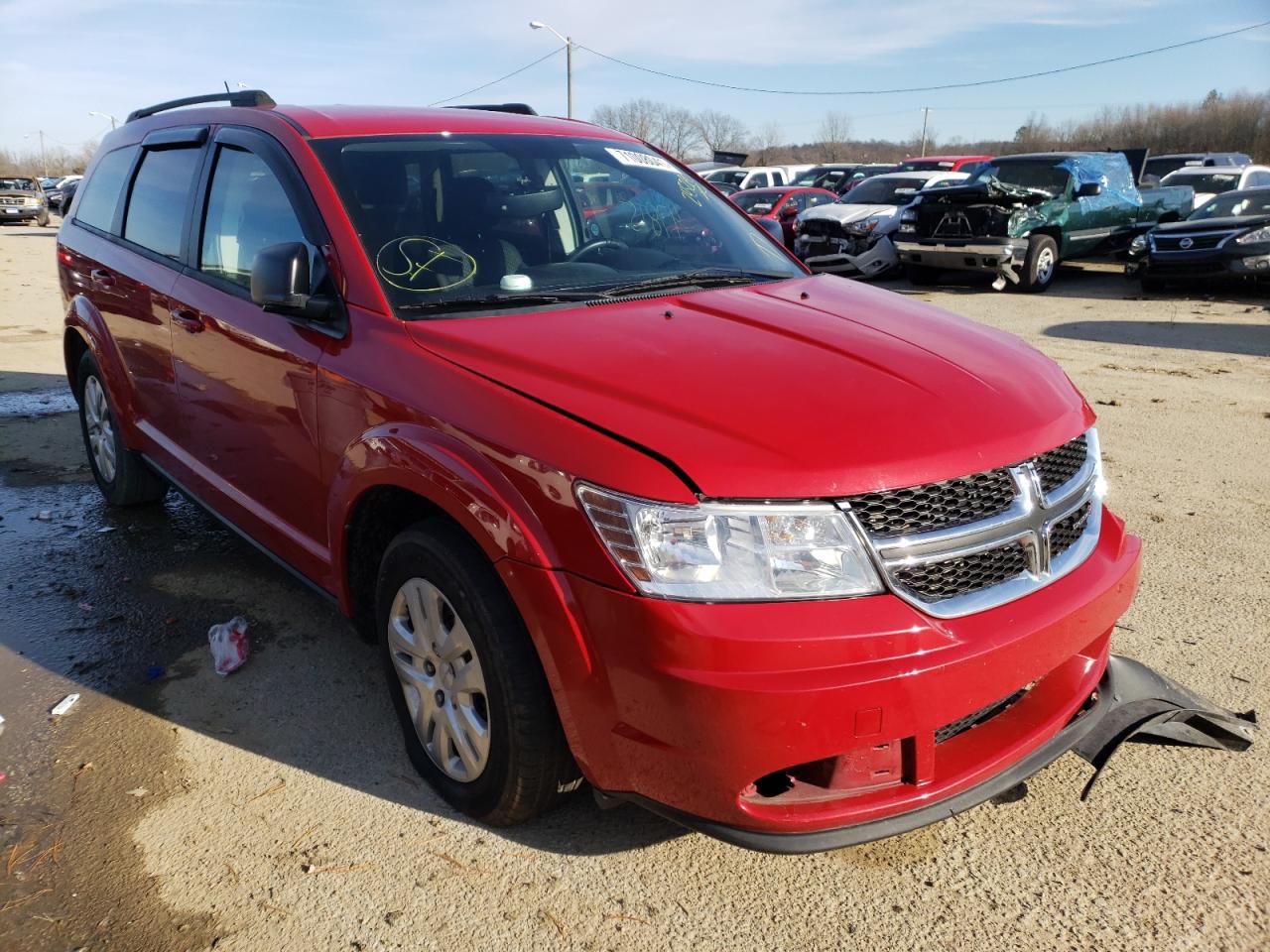 DODGE JOURNEY SE 2016 with VIN 3C4PDCAB3GT245280 - Photo from auction