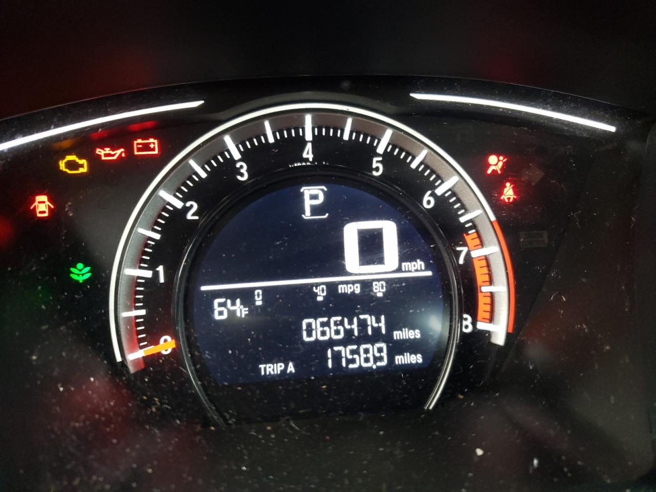 Photo 8 from auction – 2017 HONDA CIVIC LX with VIN 19XFC2F54HE023669