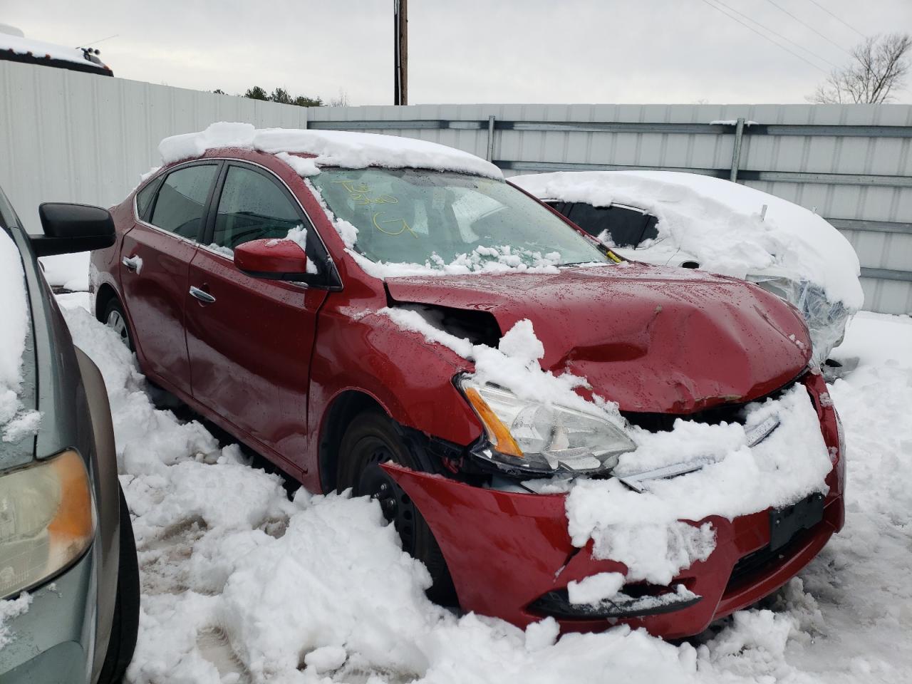 Photo 1 from auction – 2014 NISSAN SENTRA S with VIN 3N1AB7AP2EY261584