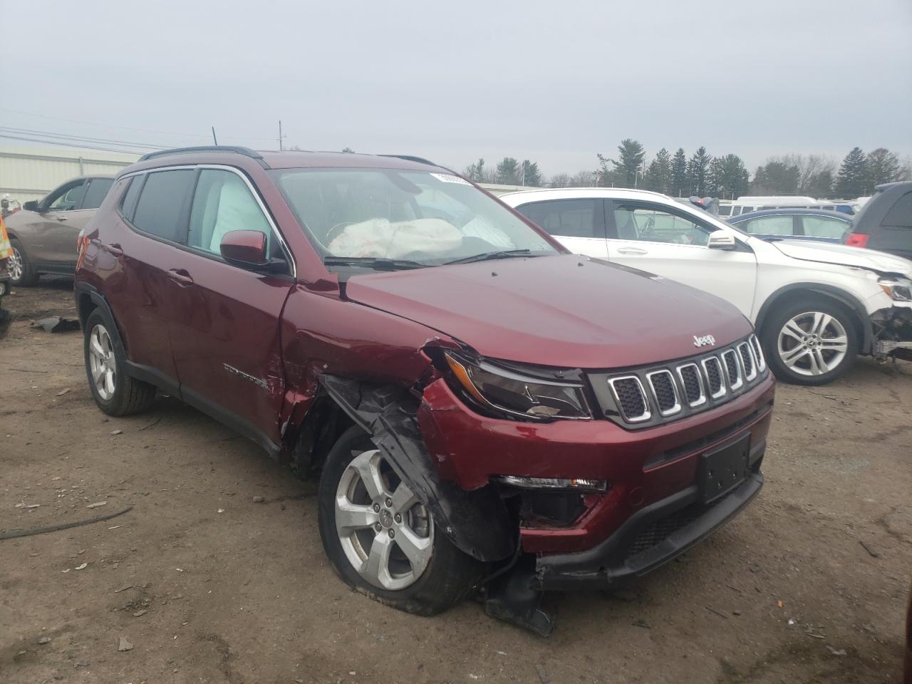 JEEP COMPASS LA 2021 with VIN 3C4NJDBB8MT541203 - Photo from auction