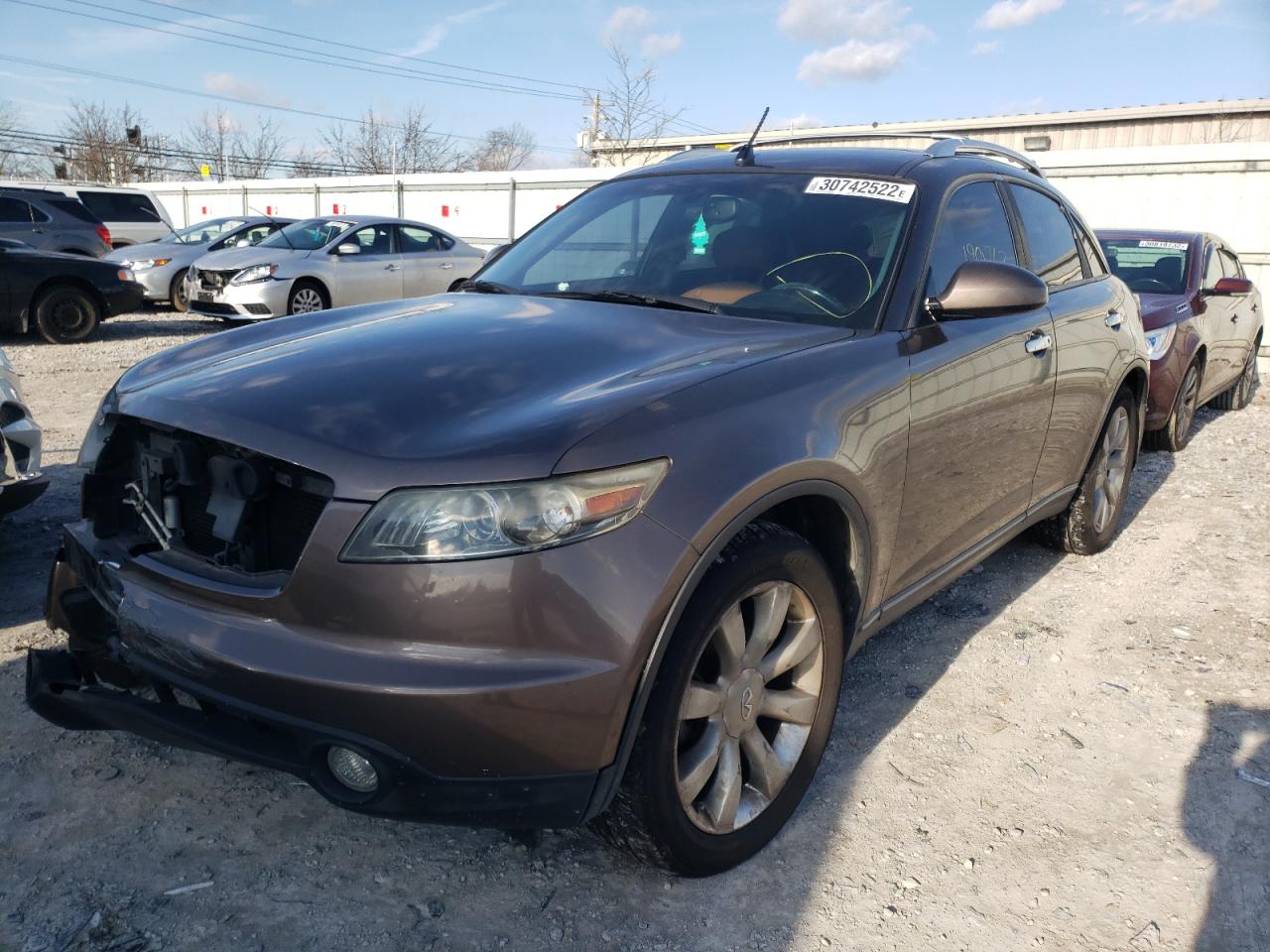 Photo 2 from auction – 2005 INFINITI FX35 with VIN JNRAS08WX5X206822