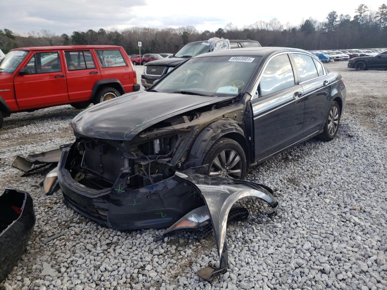 Photo 2 from auction – 2011 HONDA ACCORD EXL with VIN 1HGCP2F89BA054008