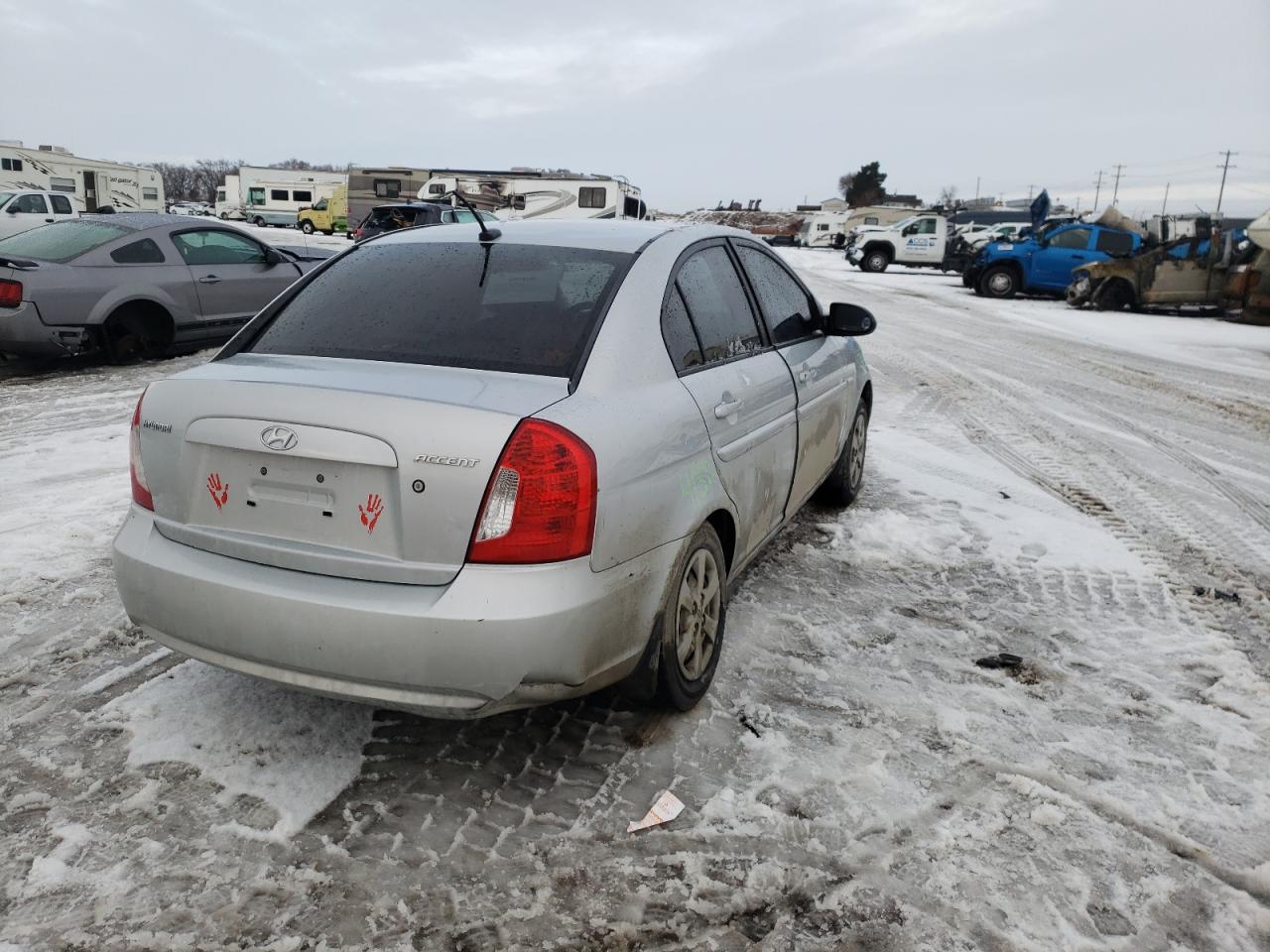 Photo 4 from auction – 2008 HYUNDAI ACCENT GLS with VIN KMHCN46C58U238580