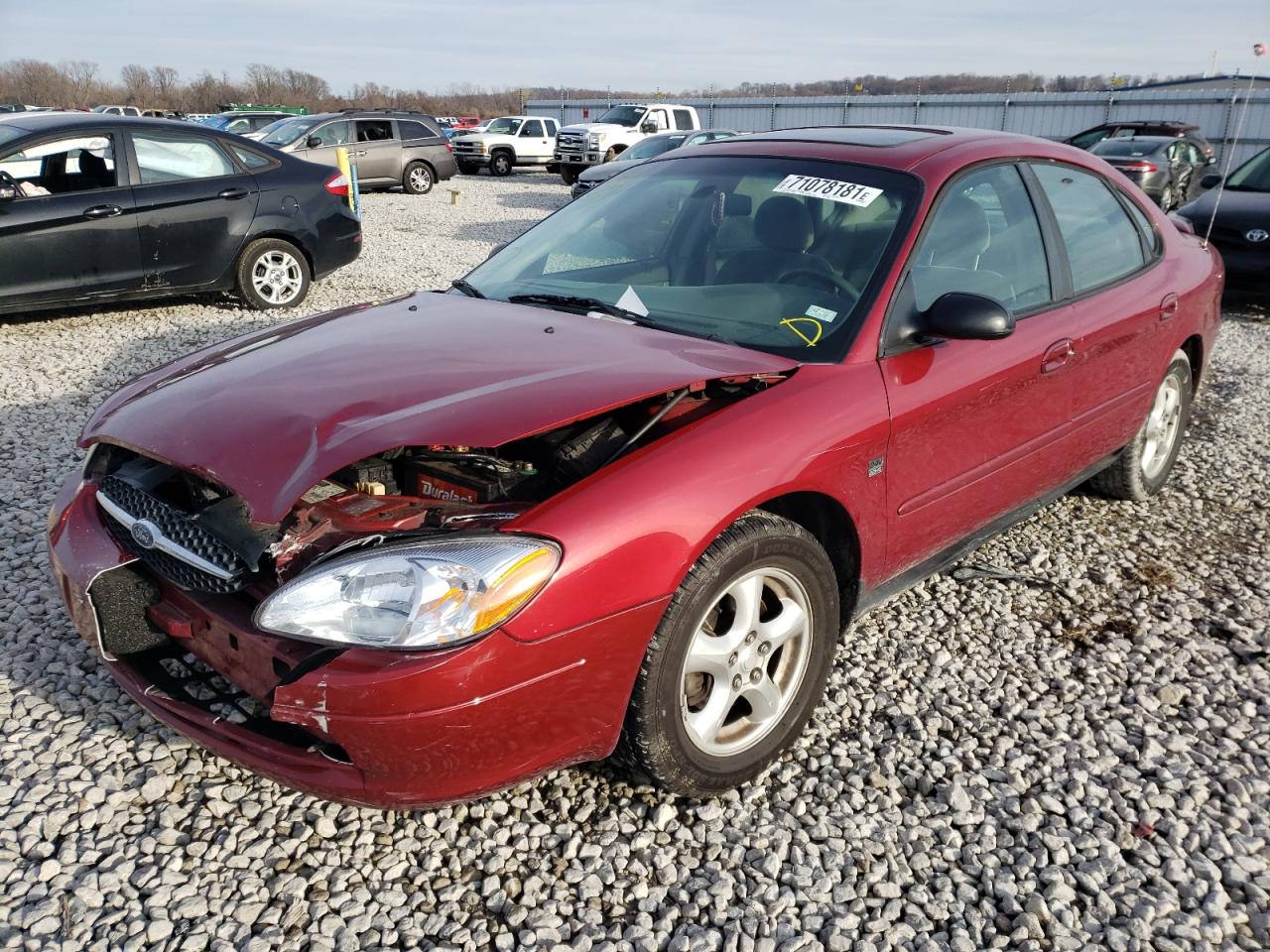 Photo 2 from auction – 2002 FORD TAURUS SES with VIN 1FAFP55SX2A121067
