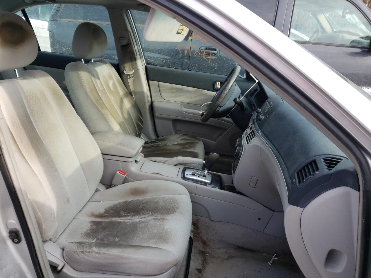 Photo 5 from auction – 2008 HYUNDAI SONATA SE with VIN 5NPEU46F88H335454