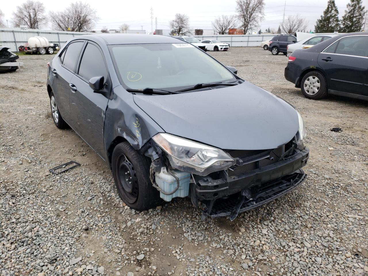 TOYOTA COROLLA L 2015 with VIN 2T1BURHEXFC258011 - Photo from auction