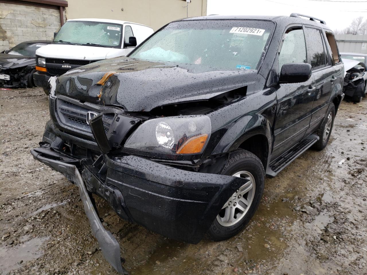 Photo 2 from auction – 2004 HONDA PILOT EXL with VIN 2HKYF18744H546138