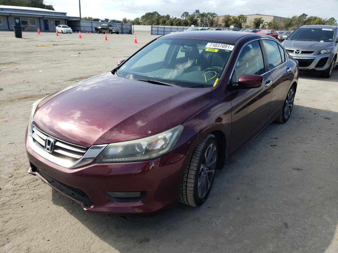 Photo 2 from auction – 2014 HONDA ACCORD SPO with VIN 1HGCR2F58EA081530