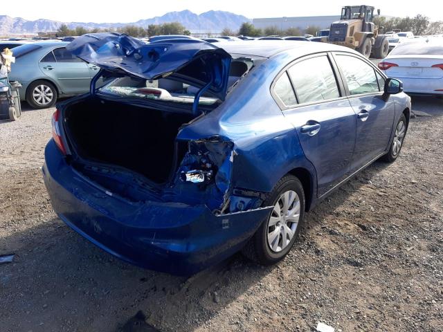 Photo 4 from auction – 2012 HONDA CIVIC LX with VIN 19XFB2F58CE349387