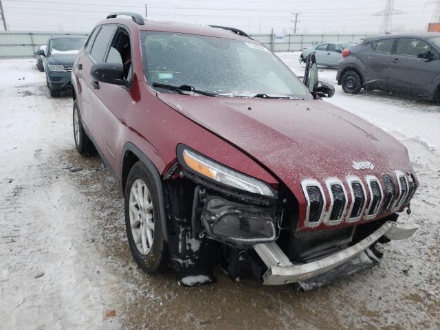 Photo 1 from auction – 2016 JEEP CHEROKEE S with VIN 1C4PJMAB4GW277986