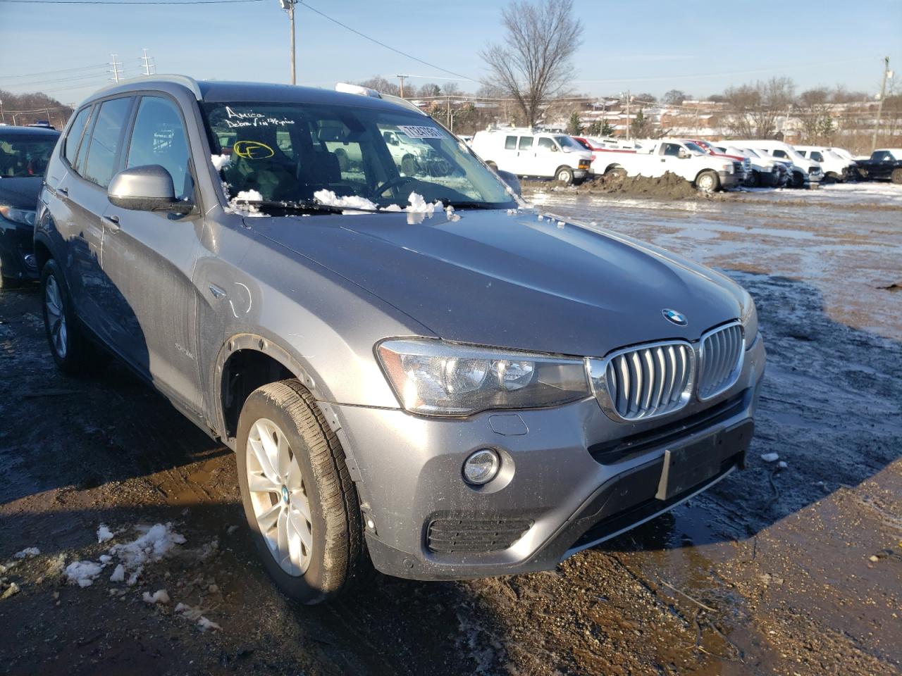 BMW X3 XDRIVE2 2015 with VIN 5UXWX9C50F0D56184 - Photo from auction