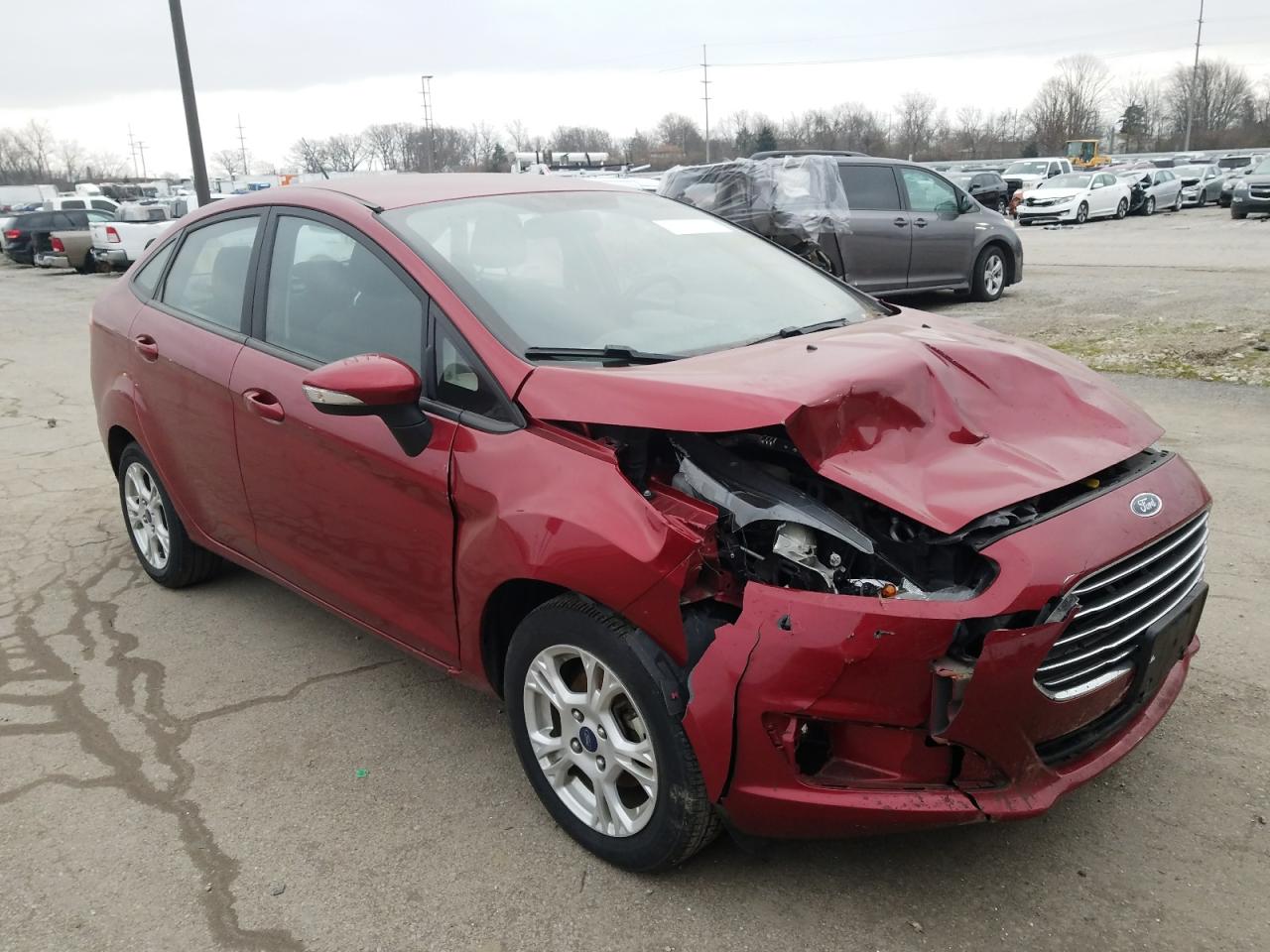 FORD FIESTA SE 2016 with VIN 3FADP4BJ2GM183229 - Photo from auction