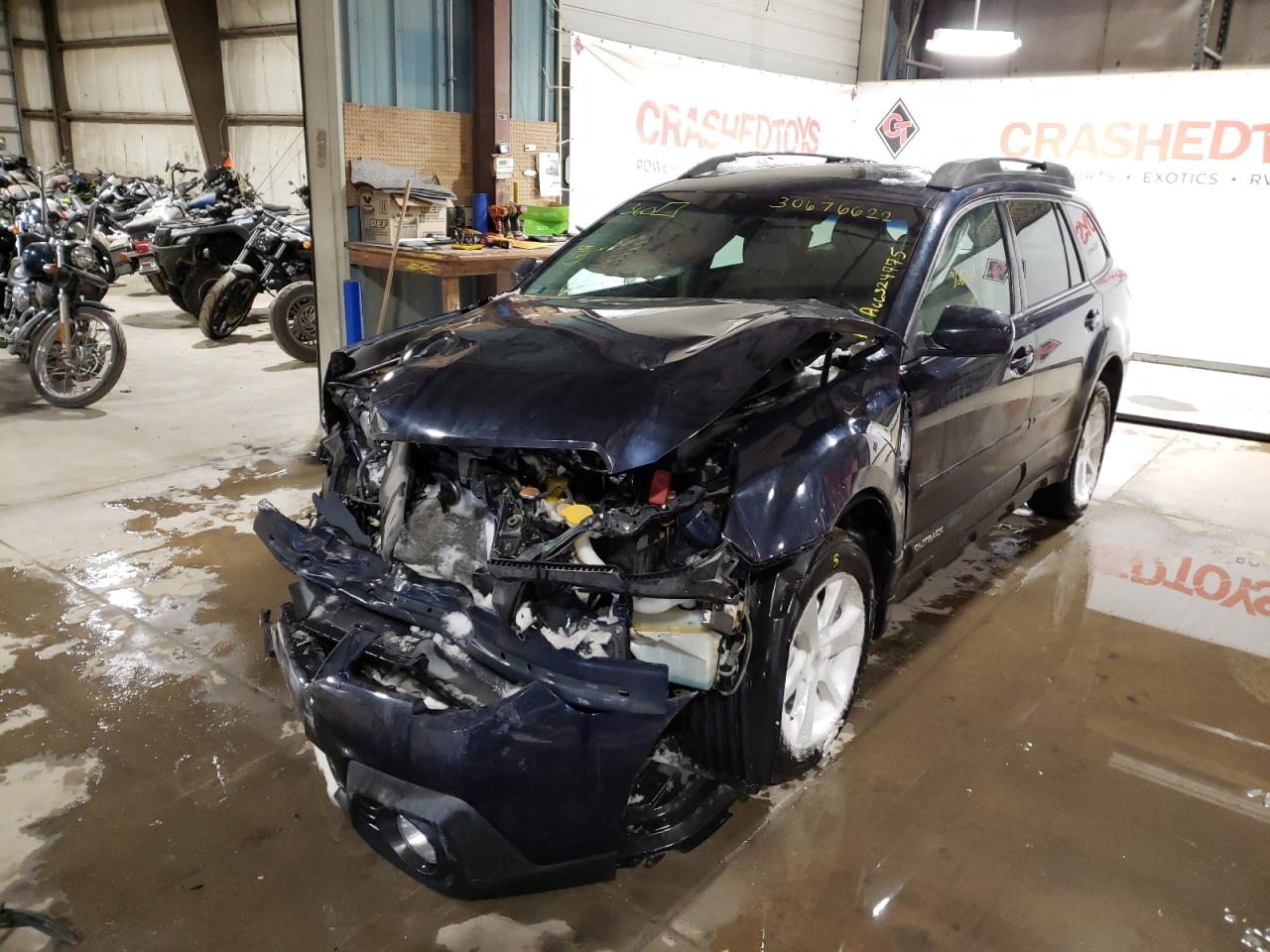 Photo 2 from auction – 2013 SUBARU OUTBACK 2. with VIN 4S4BRCGC0D3324775