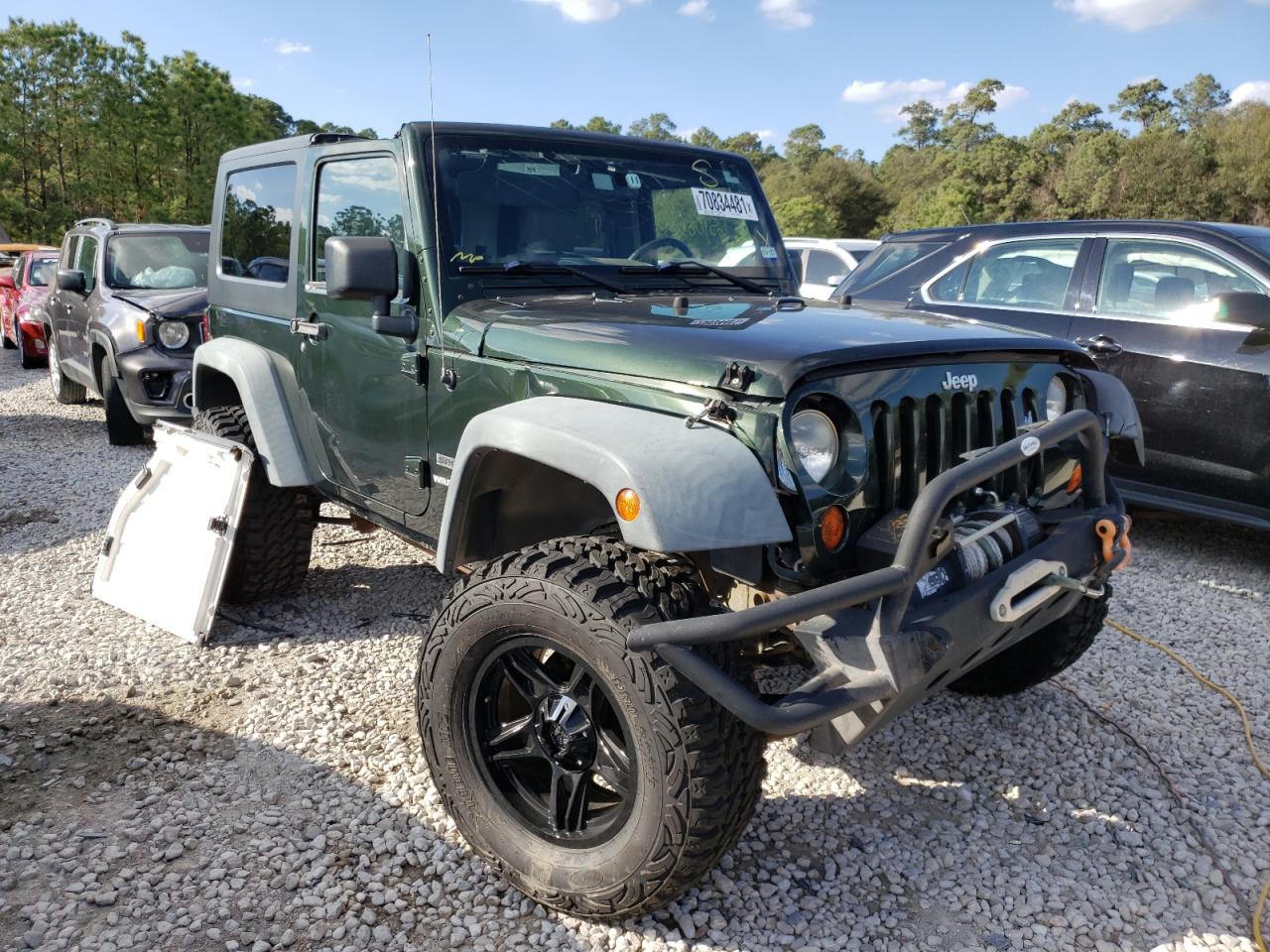 JEEP WRANGLER S 2010 with VIN 1J4AA2D18AL229455 - Photo from auction