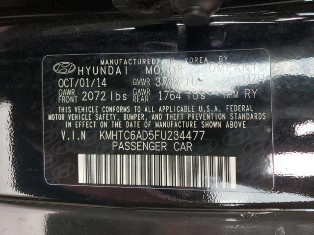 Photo 10 from auction – 2015 HYUNDAI VELOSTER with VIN KMHTC6AD5FU234477
