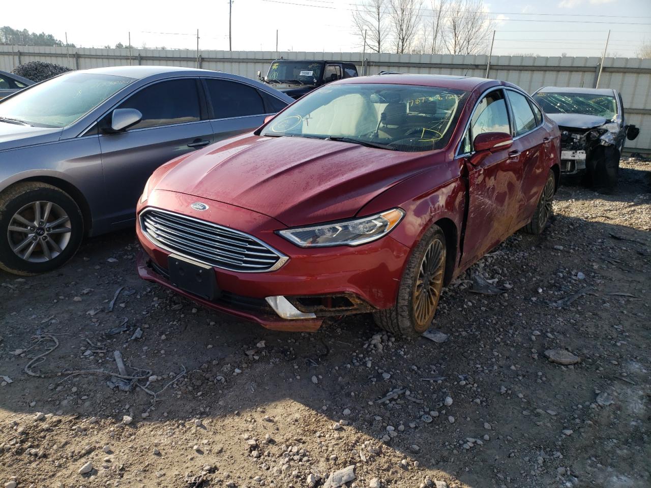 Photo 2 from auction – 2017 FORD FUSION SE with VIN 3FA6P0T97HR231298