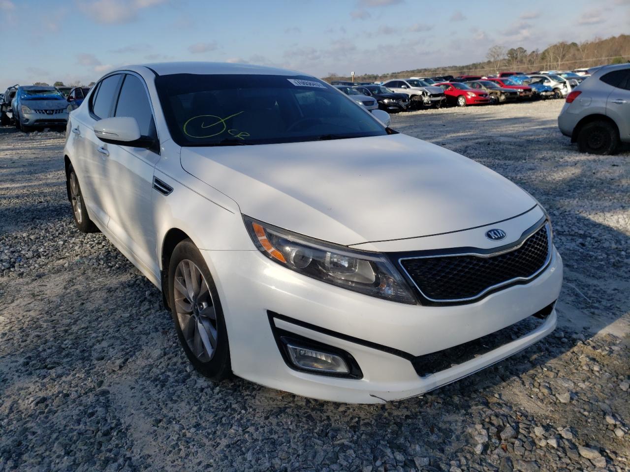 KIA OPTIMA LX 2015 with VIN 5XXGM4A76FG486522 - Photo from auction