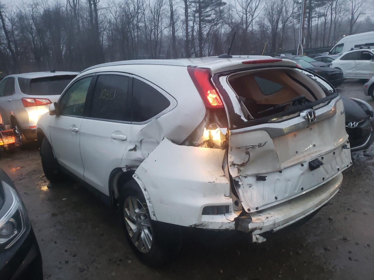 Photo 3 from auction – 2015 HONDA CR-V EXL with VIN 5J6RM4H74FL087892