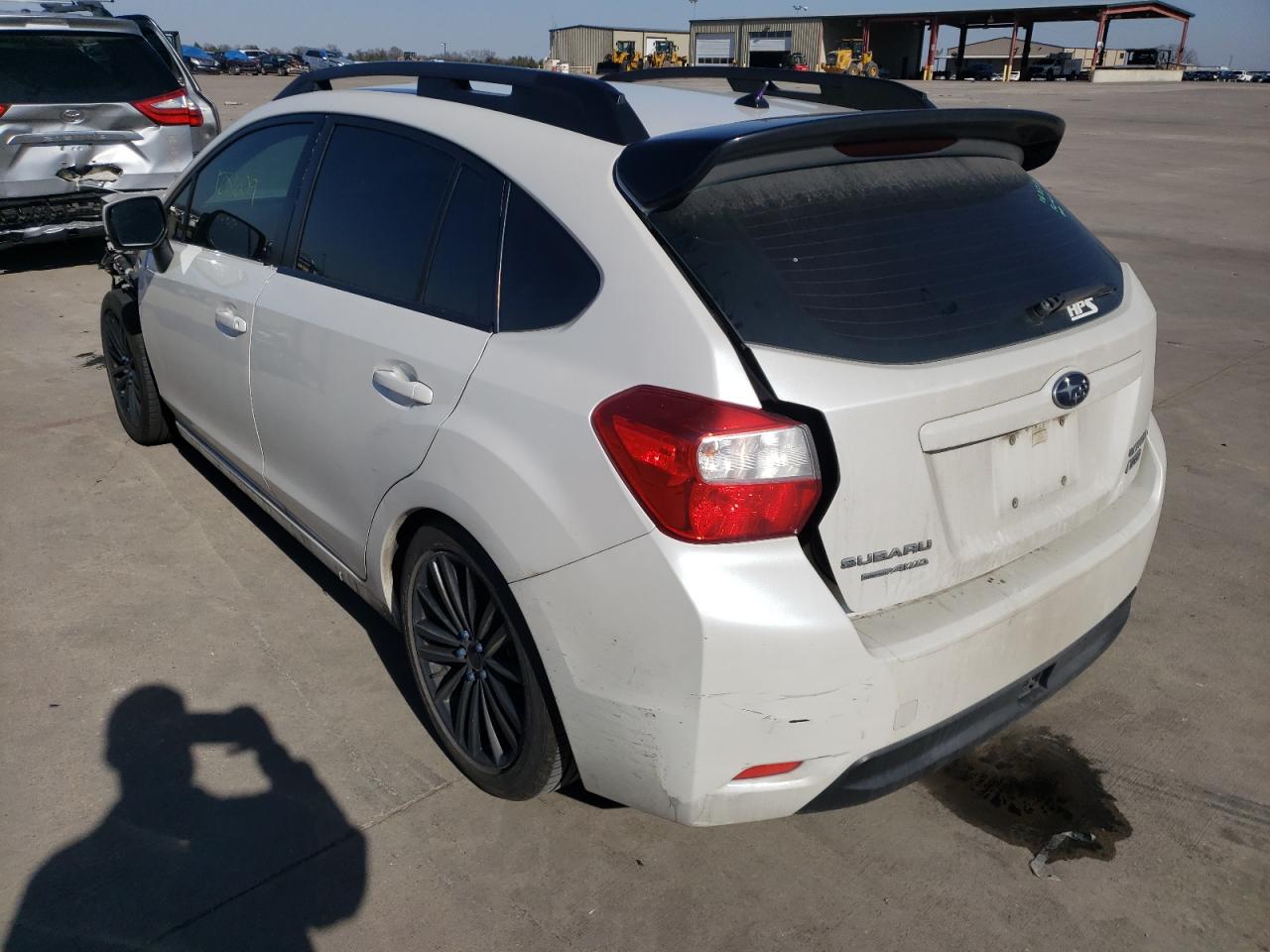 Photo 3 from auction – 2013 SUBARU IMPREZA SP with VIN JF1GPAL60D2888524