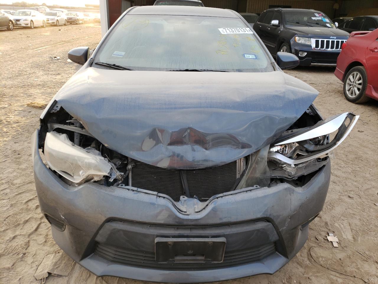 Photo 9 from auction – 2016 TOYOTA COROLLA L with VIN 2T1BURHE2GC481645