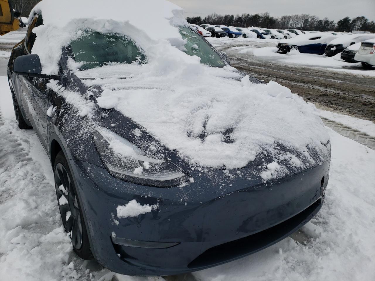 Photo 7 from auction – 2021 TESLA MODEL Y with VIN 5YJYGDEE6MF244138